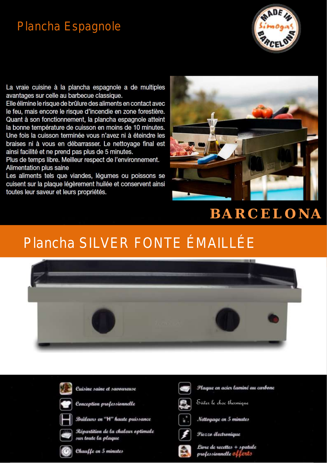 Simogas SILVER-60 Fonte, SILVER-75 Fonte Product sheet - ManualMachine.com