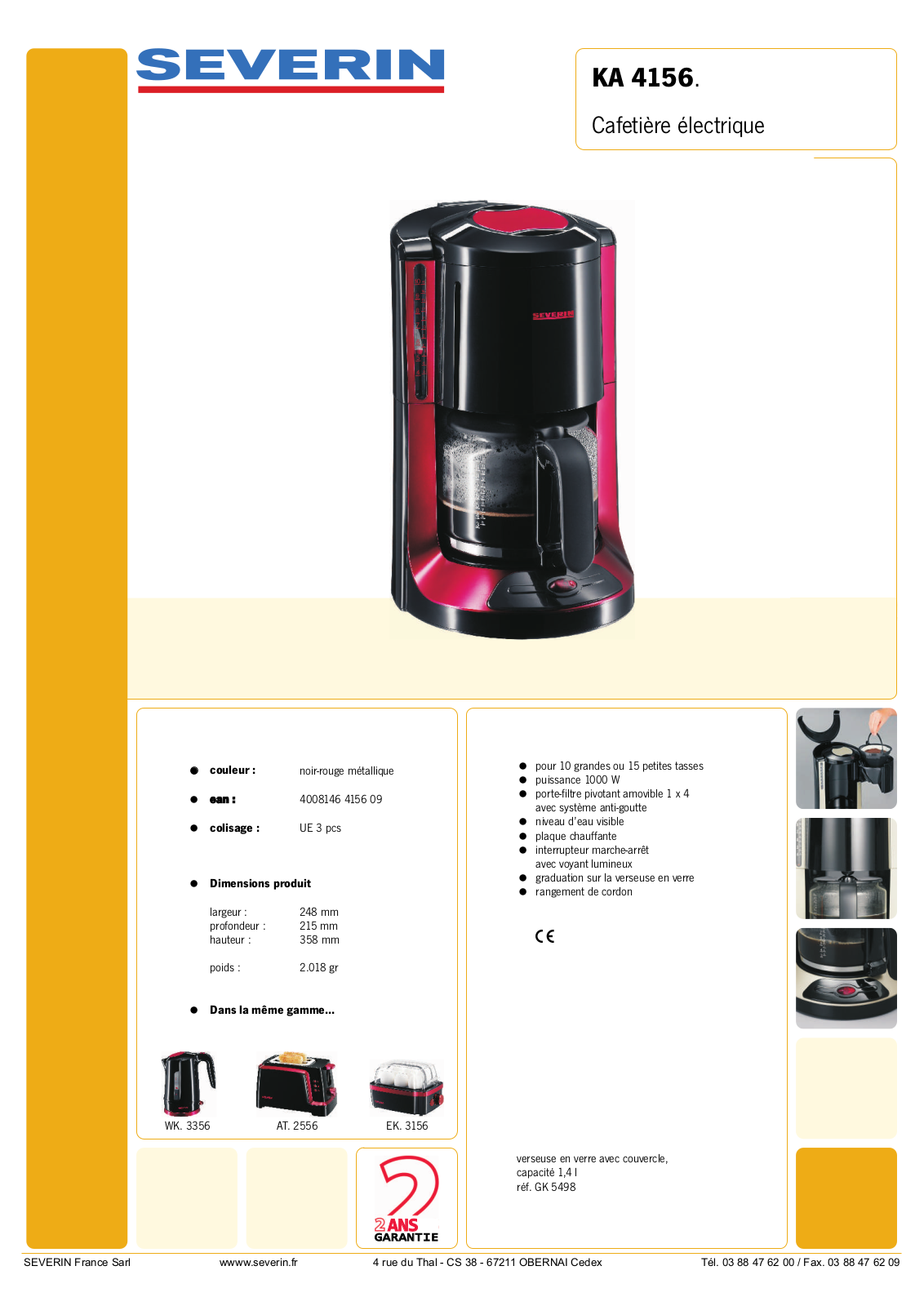 SEVERIN KA 4156 User Manual