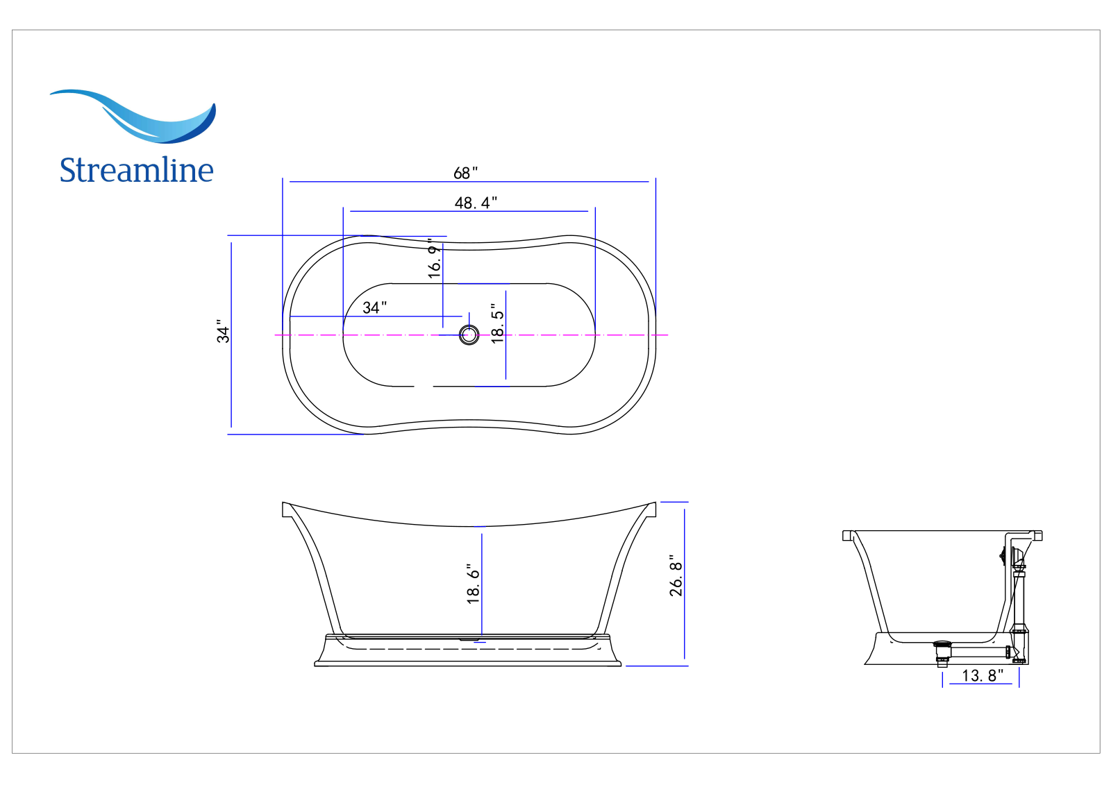 Streamline N201CH, N201GLD Specifications