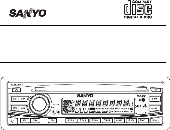Sanyo ECD-T1540SIR User Manual
