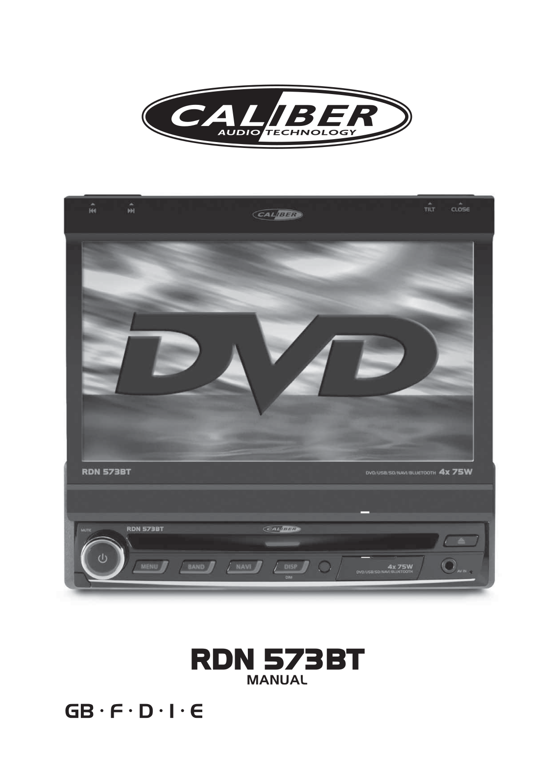 Caliber Audio Technology RDN573BT User manual