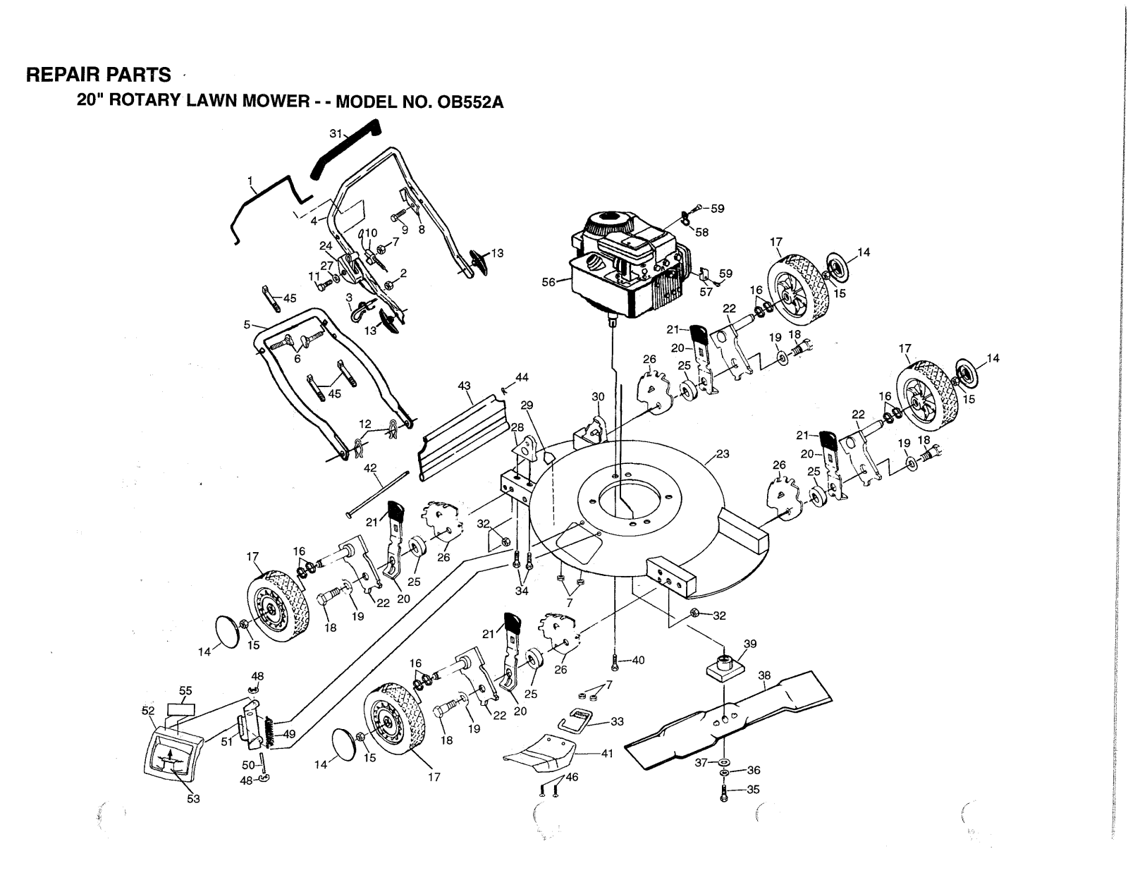 AYP OB552A User Manual