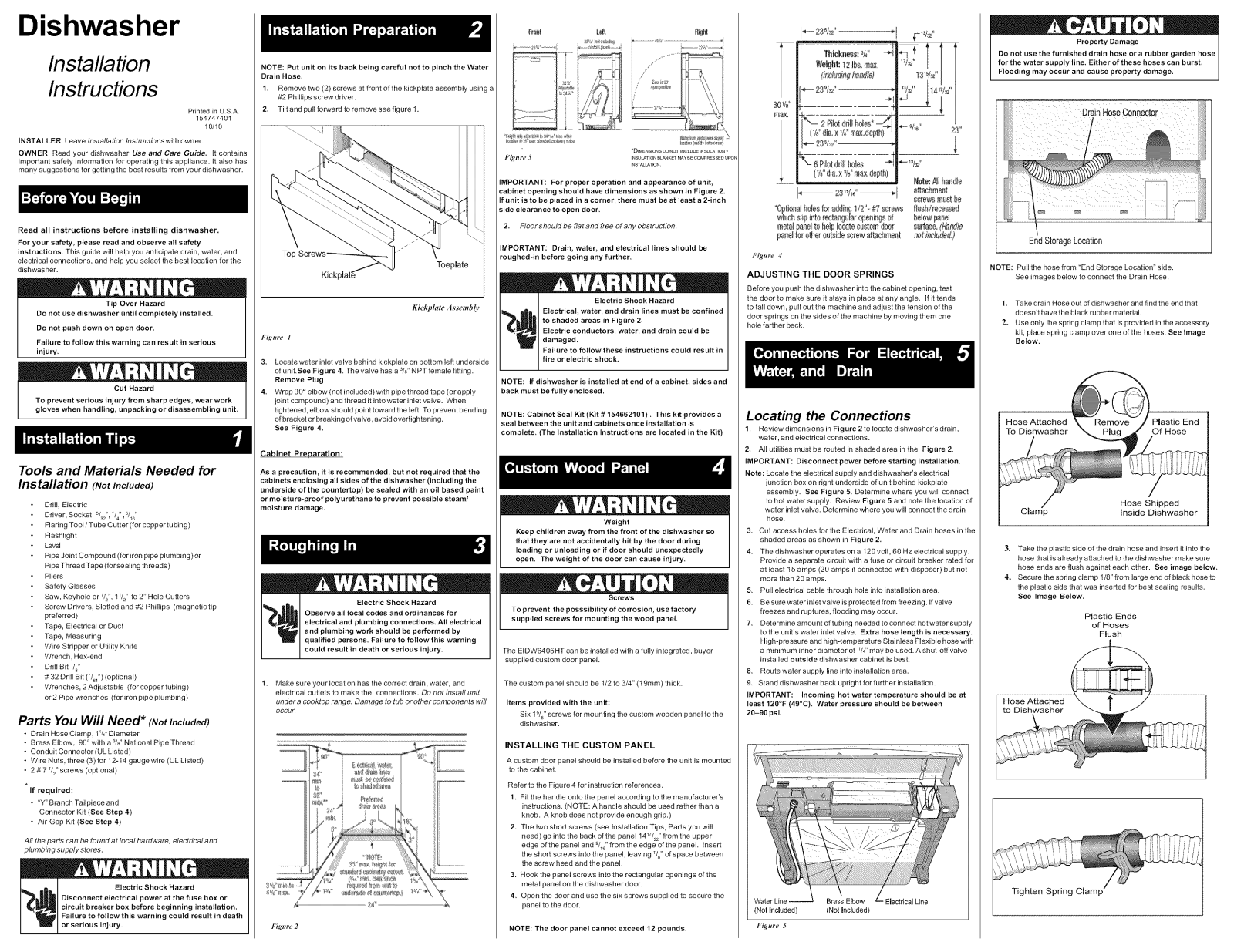 Electrolux EDW7505HSS0A, EIDW6405HT0, EIDW6405HT0A, EIDW6405HT1B Installation Guide - ManualMachine.com