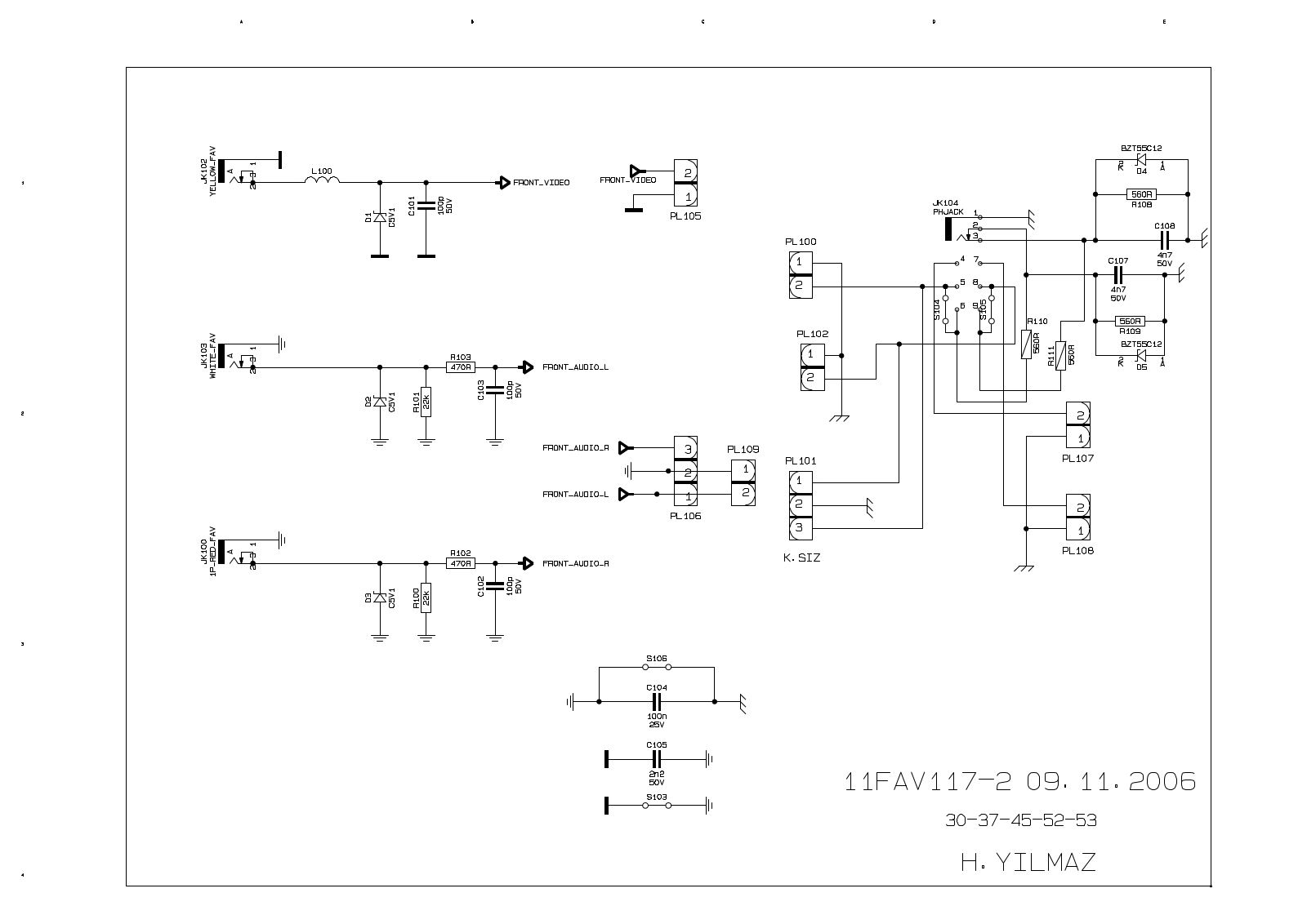 Vestel 11SB117-2 schematic