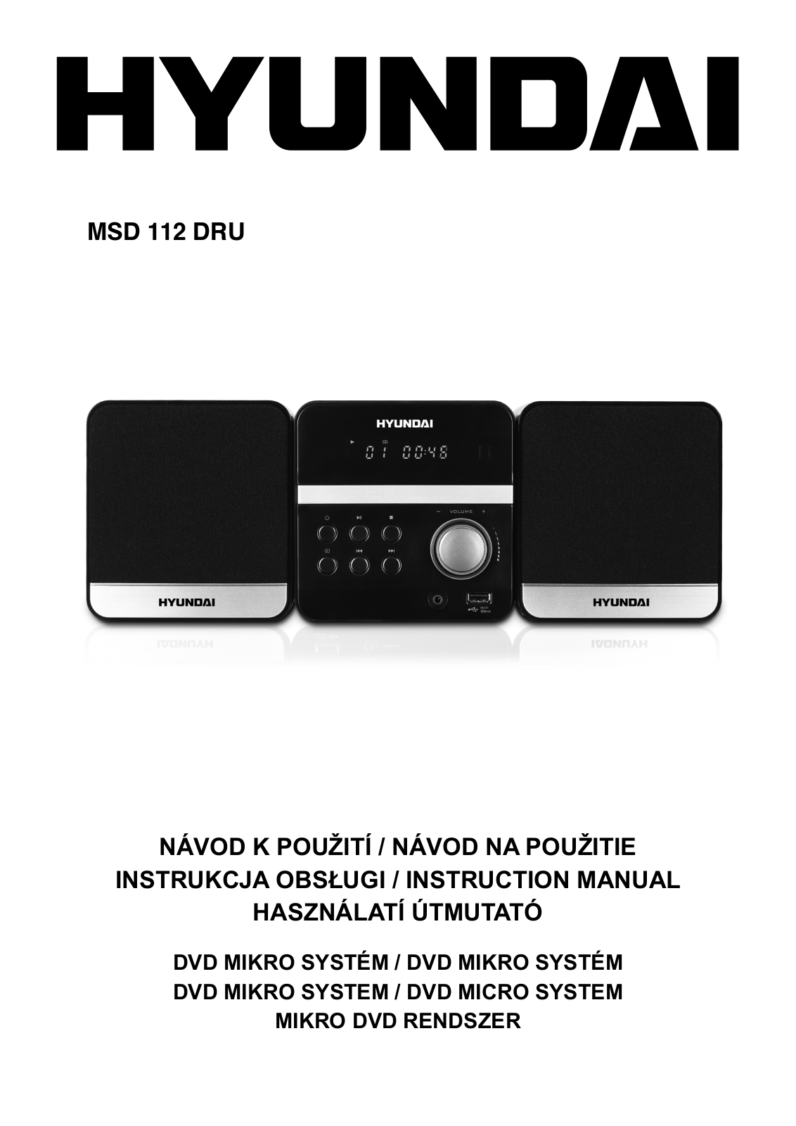 Hyundai MSD 112 DRU User Manual