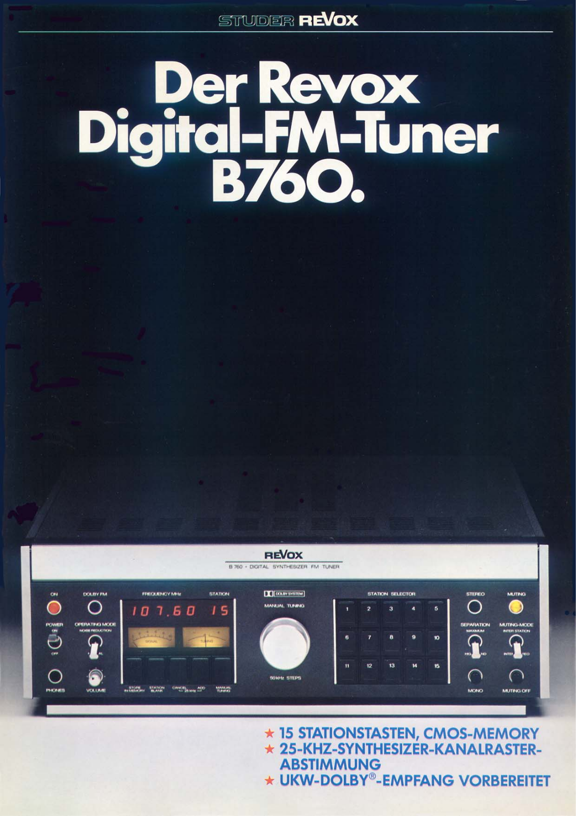 Revox B-760 Brochure