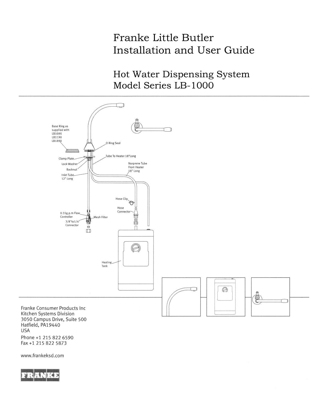 A. O. Smith LB-1000 Installation  Manual