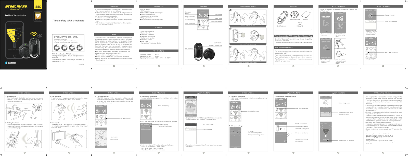 STEELMATE BT1016 User Manual