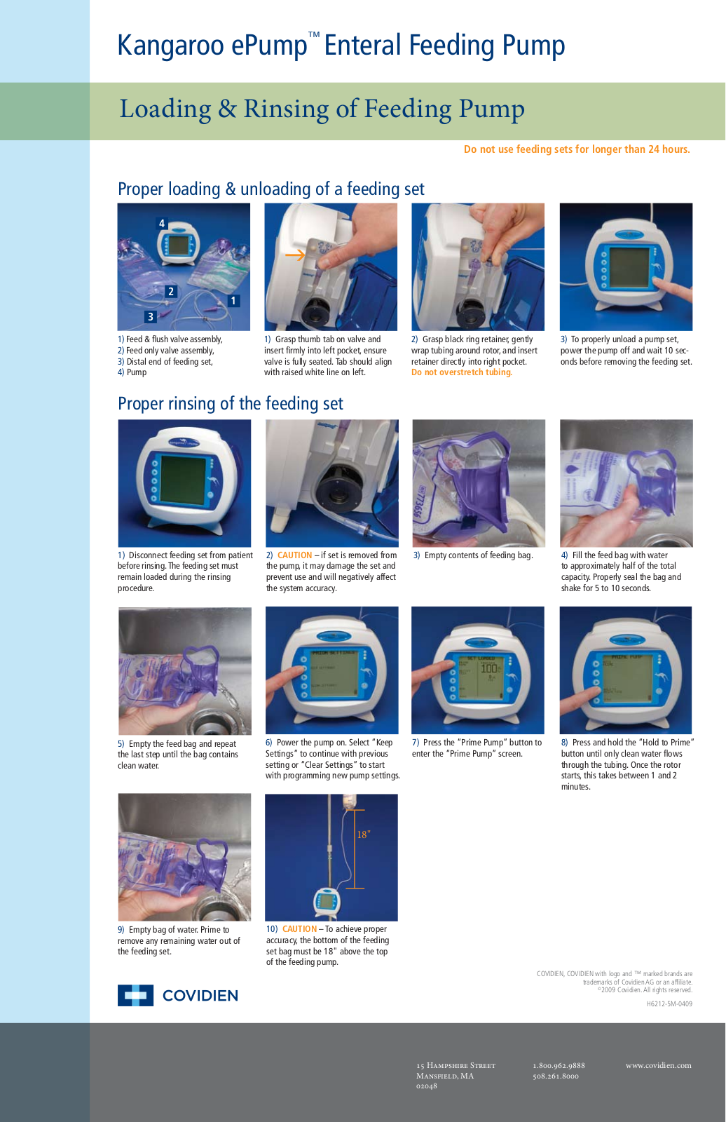 COVIDIEN ePump User Manual