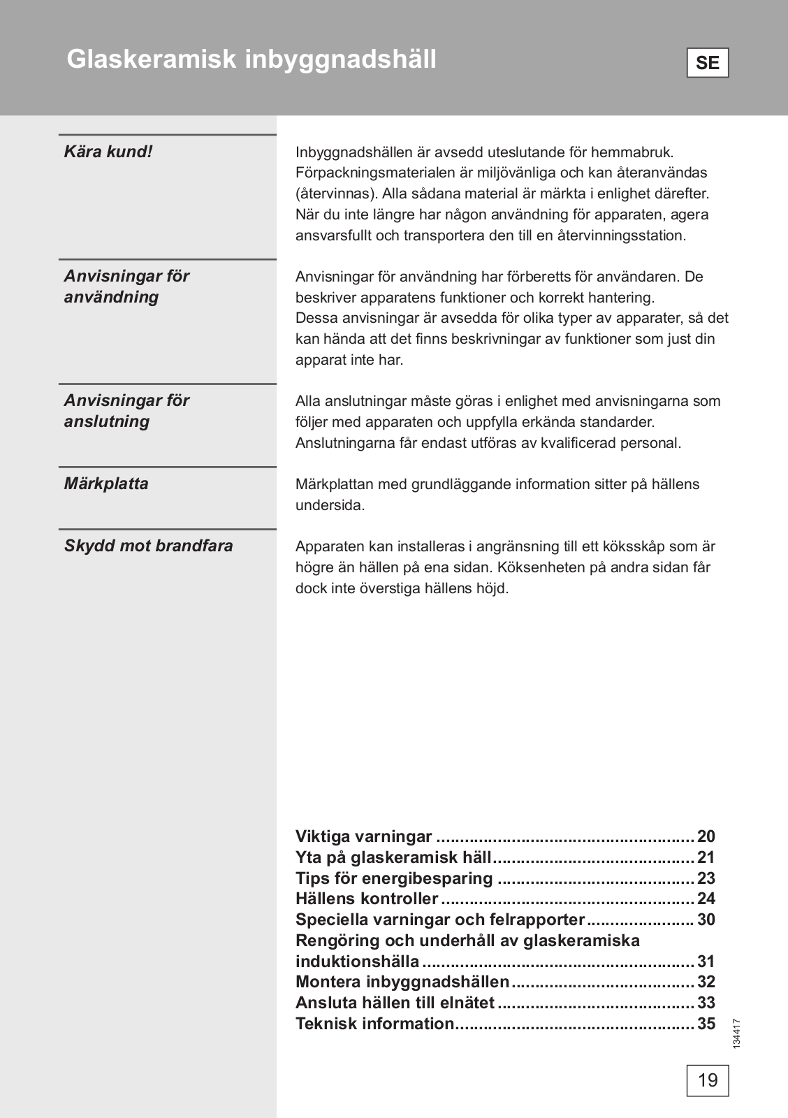 Gorenje VCK 1800 WF User Manual