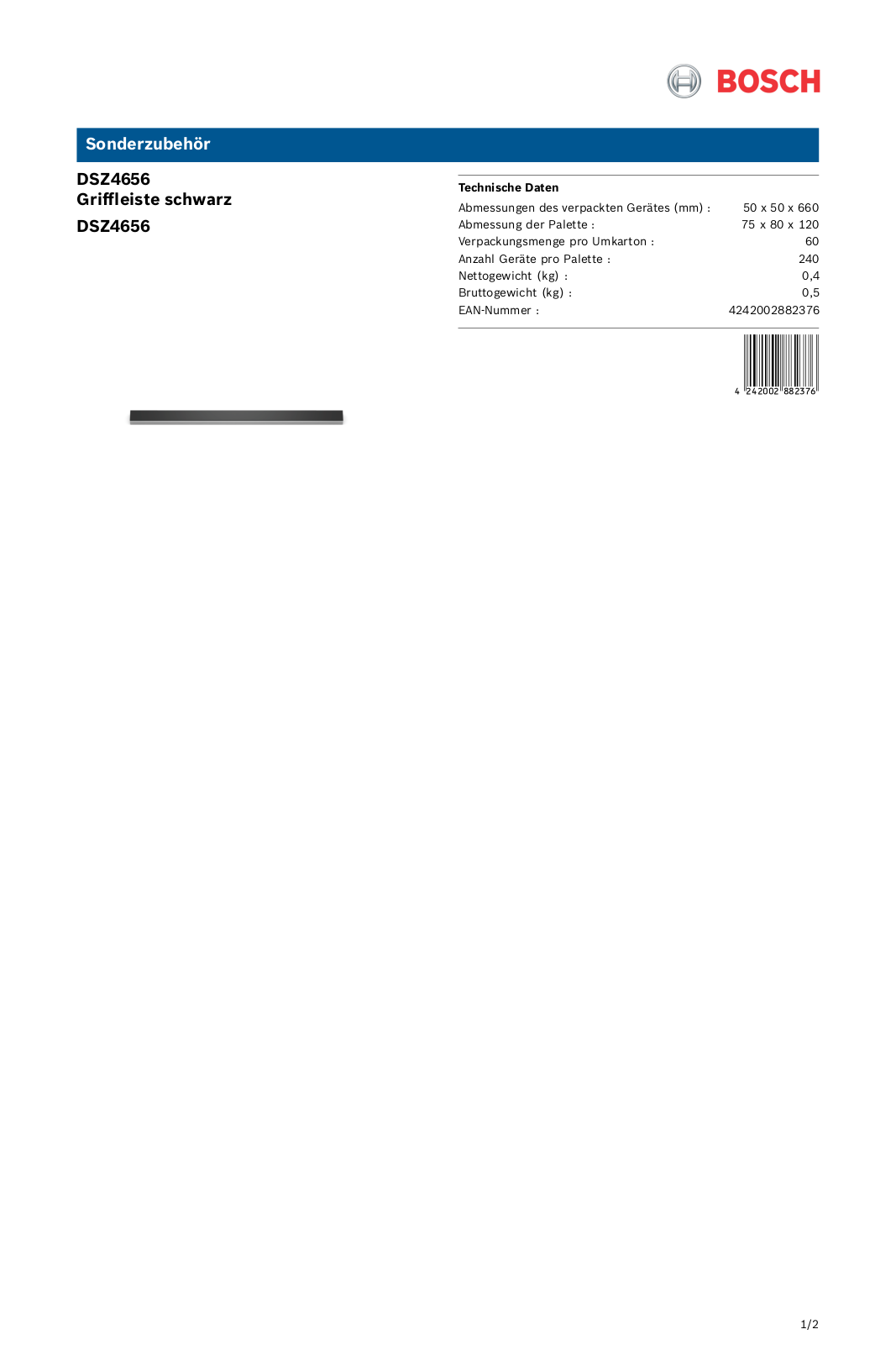 Bosch DSZ4656 User Manual