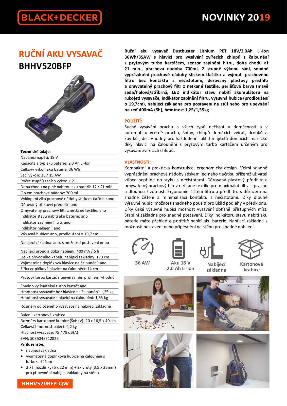 Black-Decker BHHV520BFP User Manual