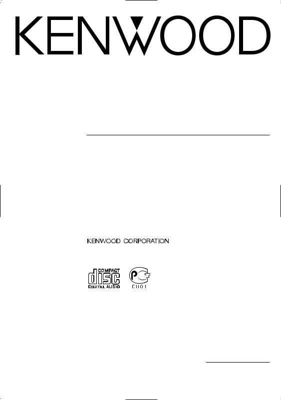 Kenwood KDC-C469, KDC-C719, KDC-C669 User Manual