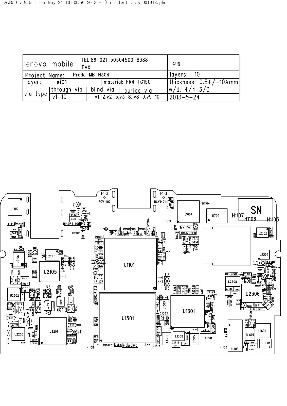 Lenovo P780 schematic diagram and service manual