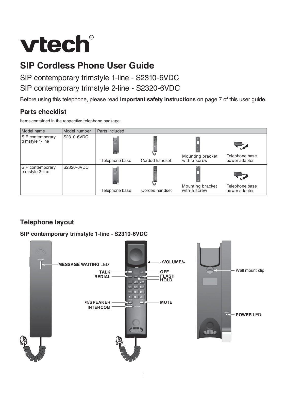 VTech Telecommunications 80-H014-00 User Manual