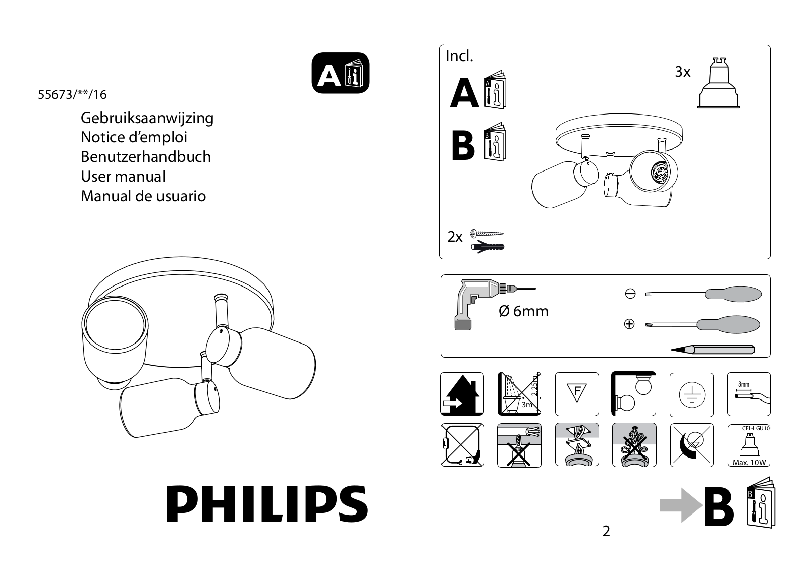 Philips 55673-31-16, 55673-17-16 User Manual