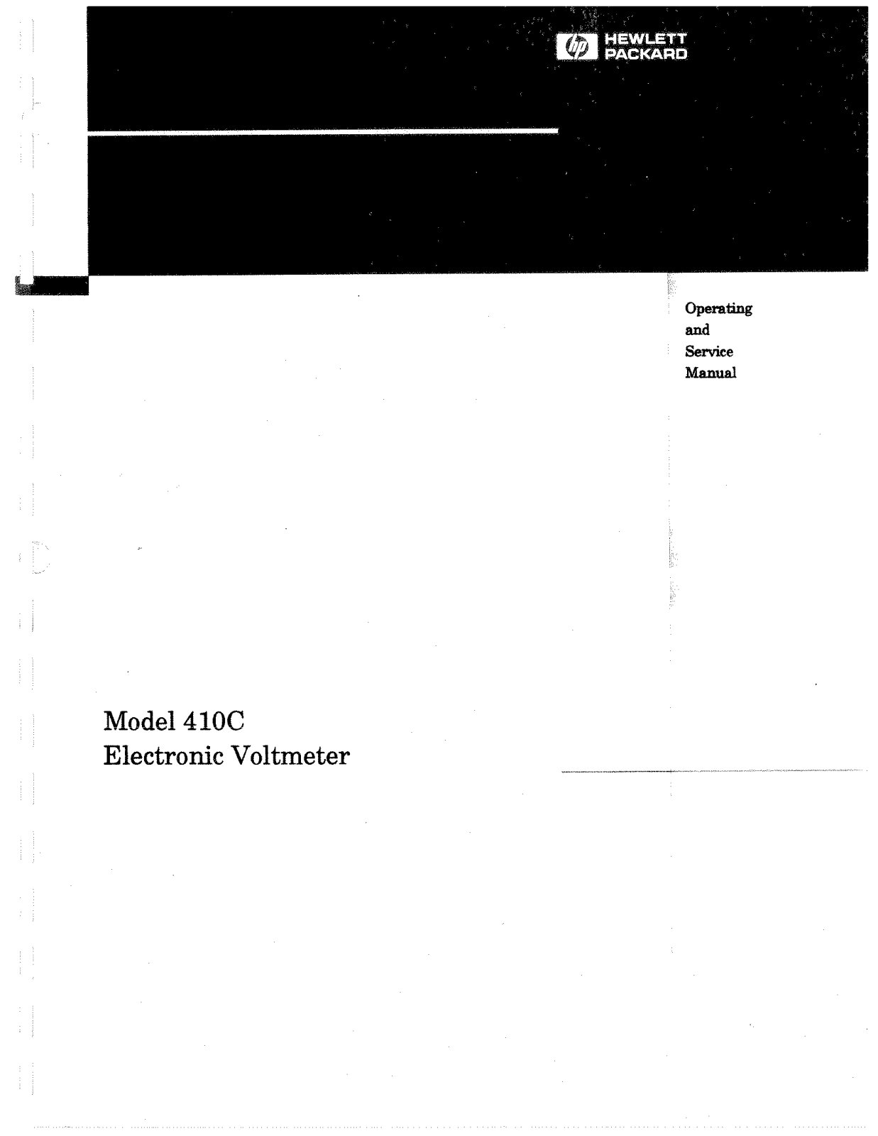 HP (Hewlett-Packard) 410C User Manual