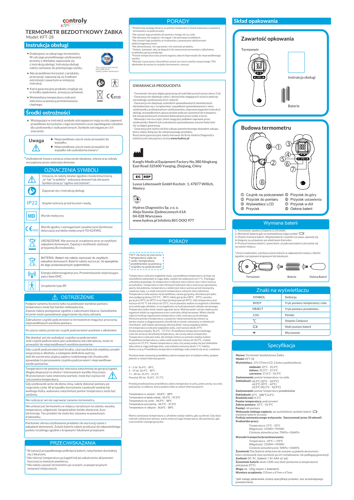 CONTROLY KFT-28 User guide - ManualMachine.com