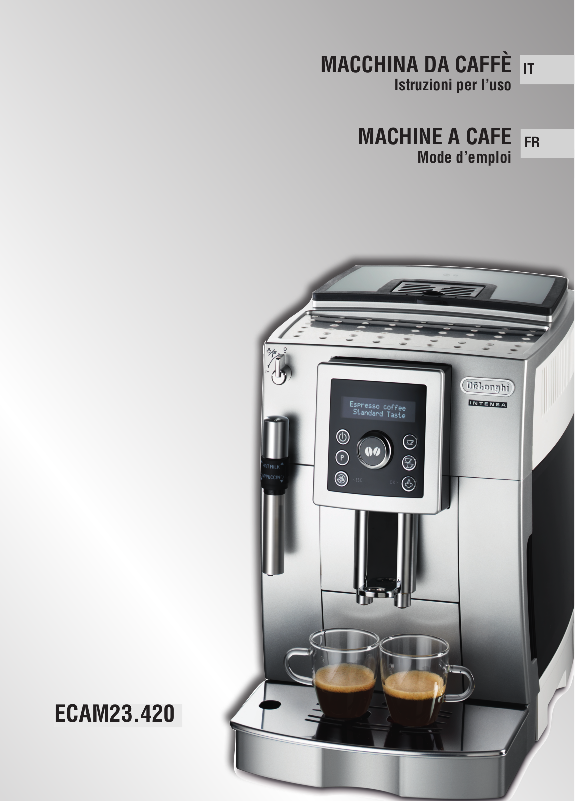 DELONGHI ECAM23.420B User Manual