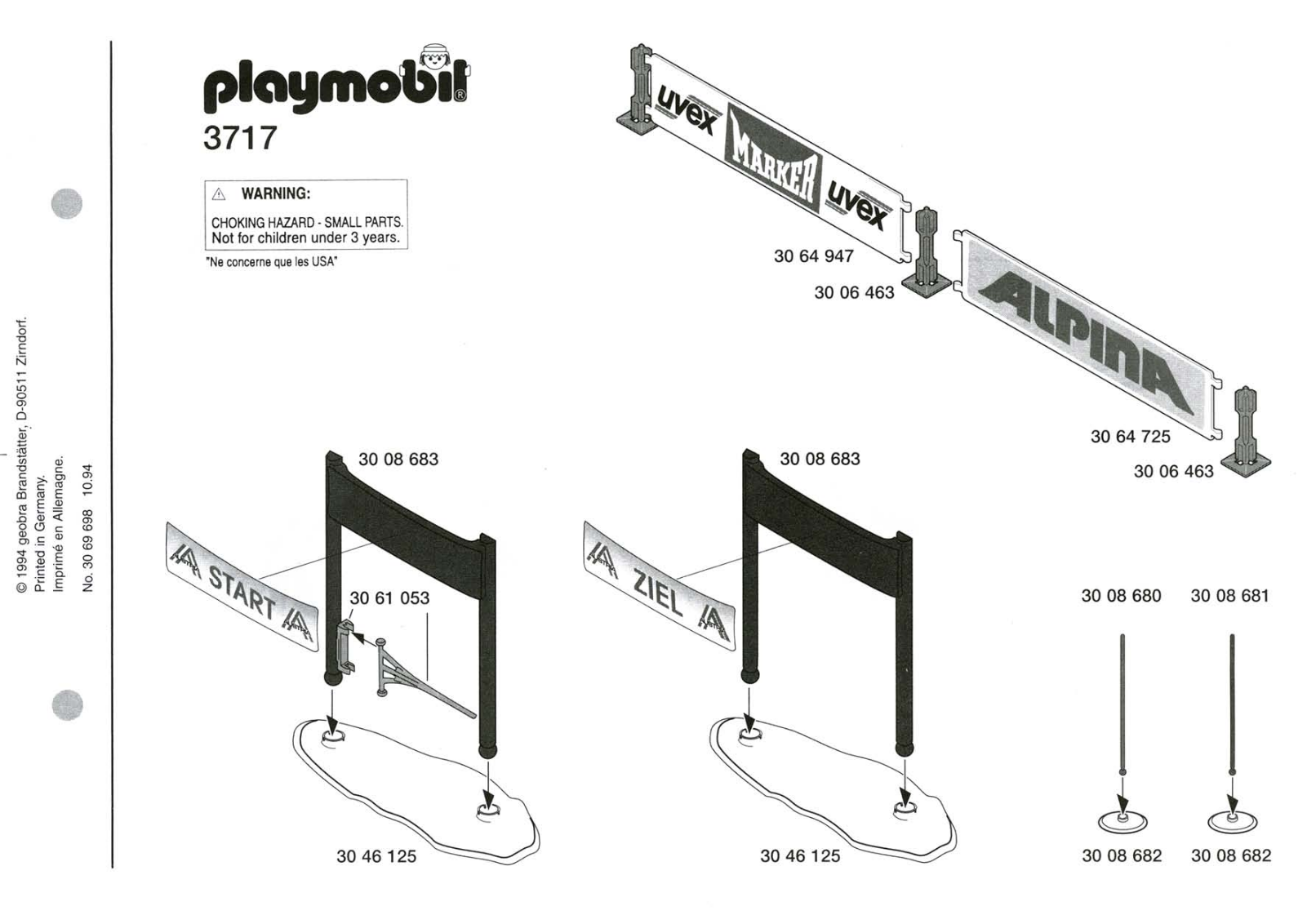 Playmobil 3717 Instructions