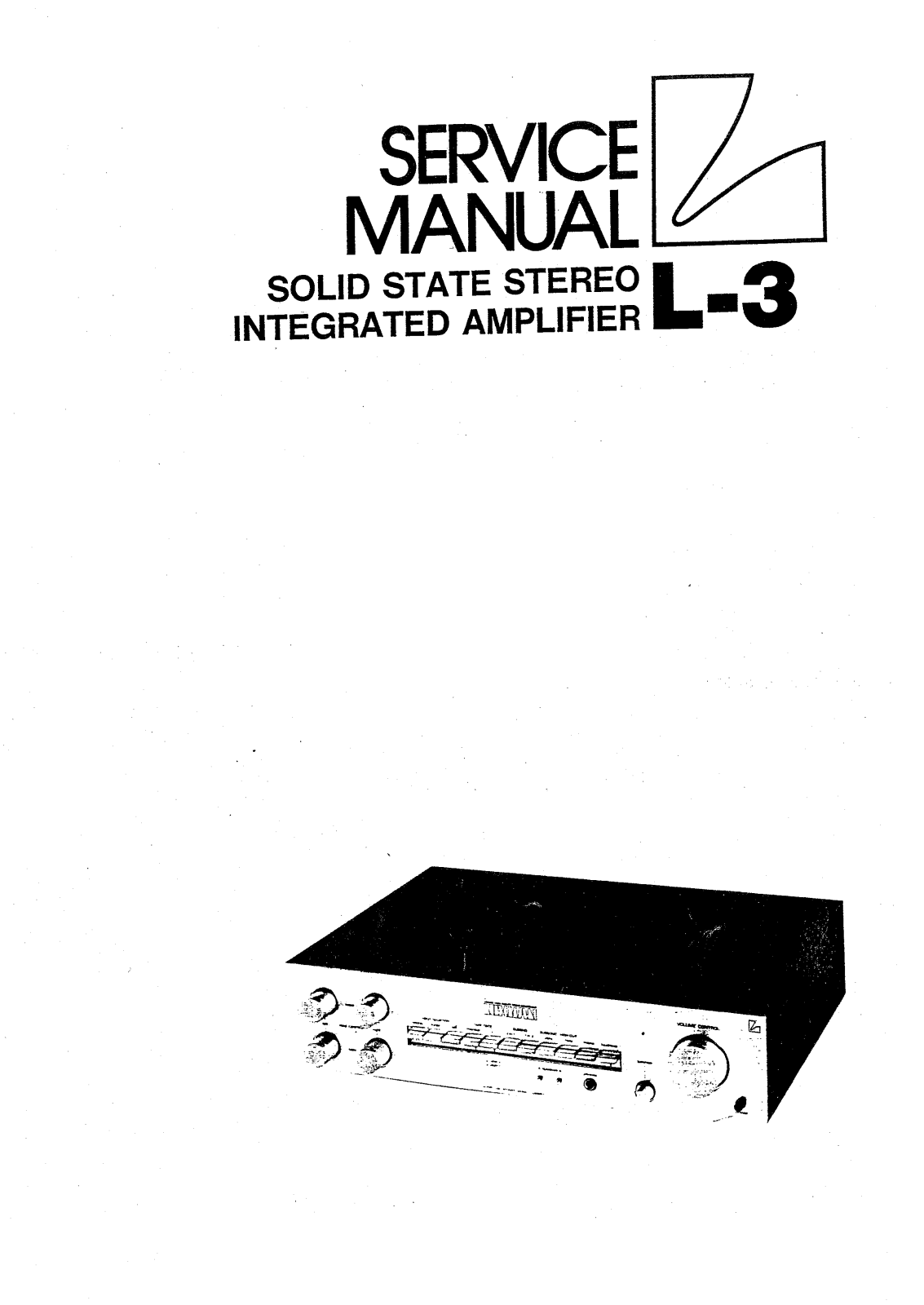 Luxman L-3 Service Manual