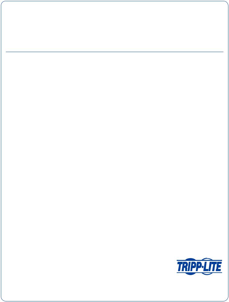 Tripp Lite S3M User Manual