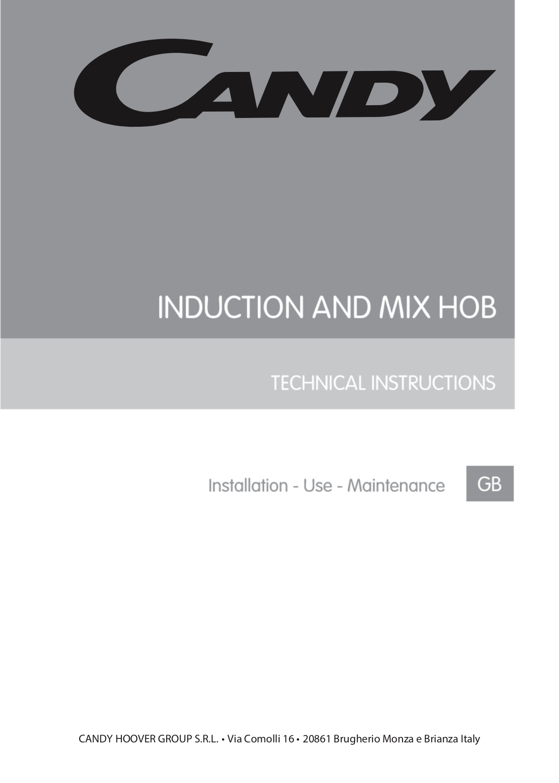 Candy CH711 C User Manual