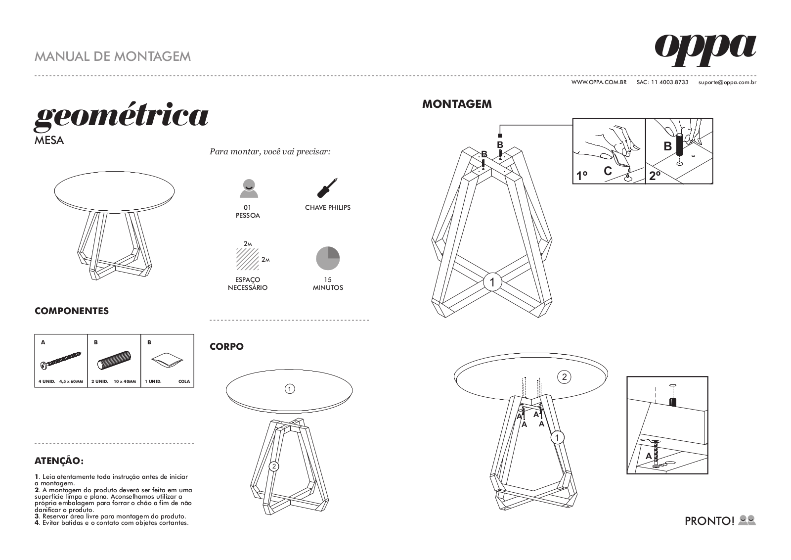 Oppa GEOMETRICA User Manual - ManualMachine.com