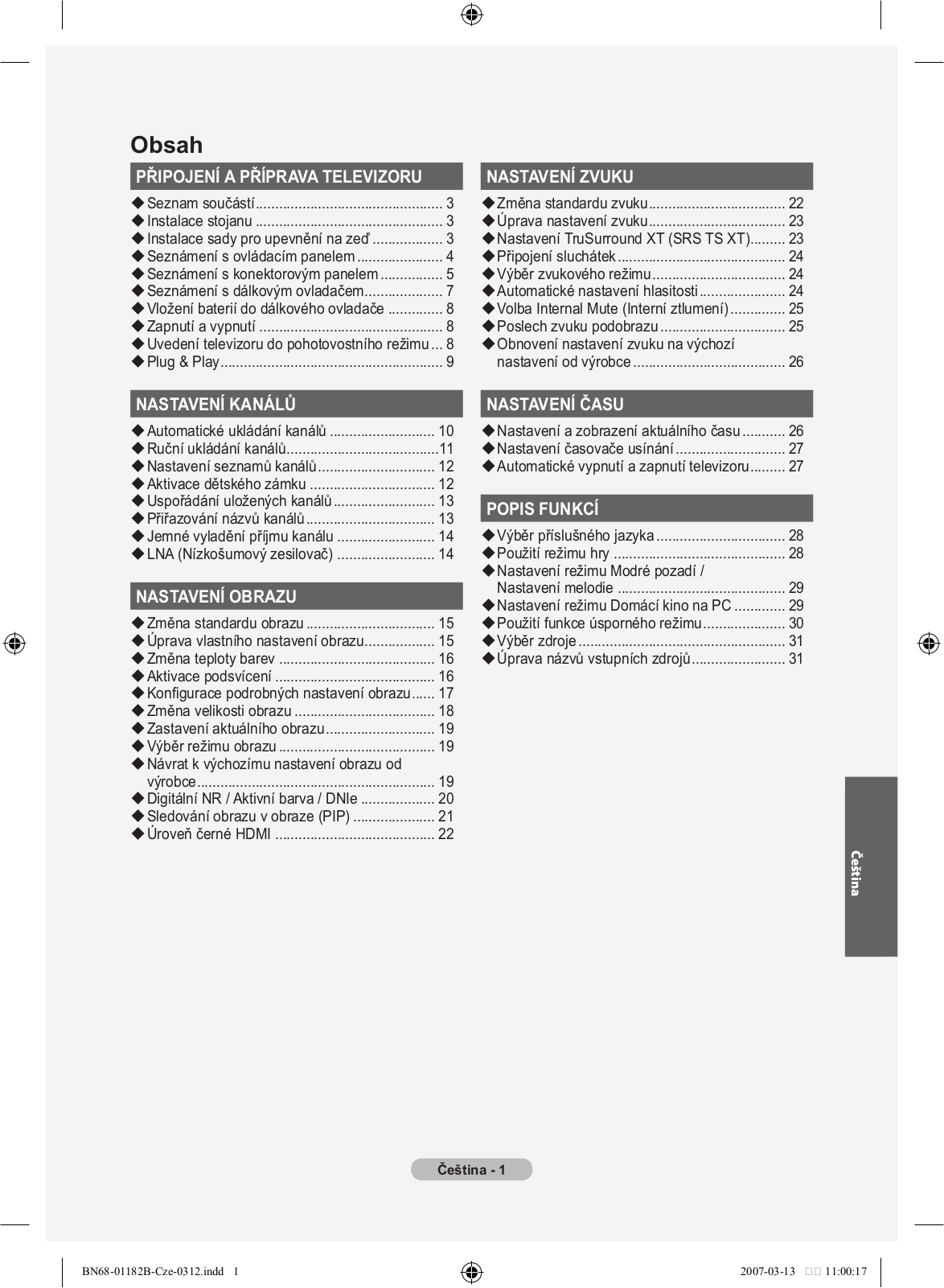 Samsung LE32586BD User Manual