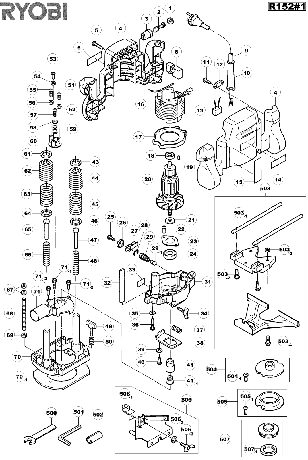 Ryobi R152-1 User Manual