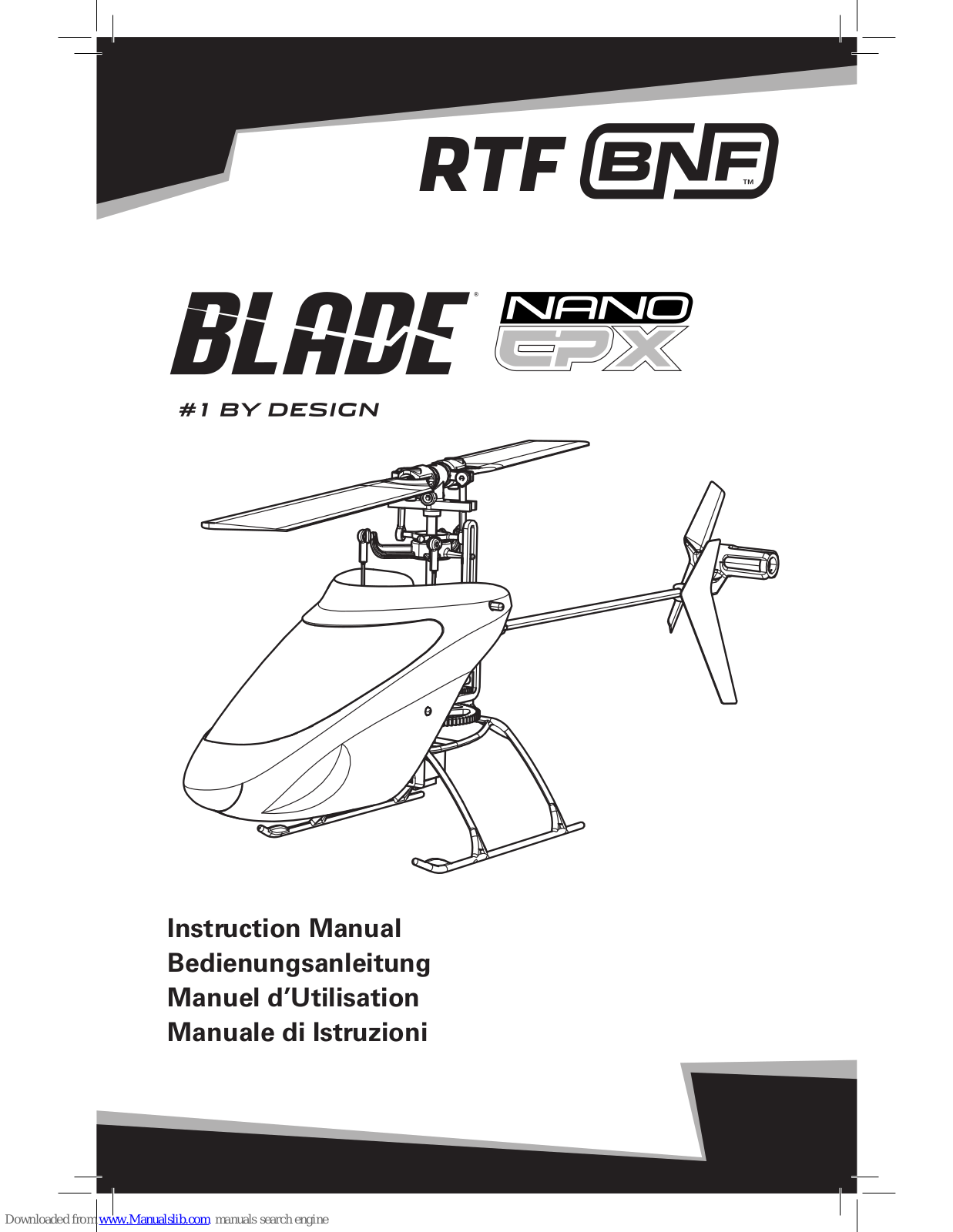 Blade BLH3300, BLH3380 Instruction Manual