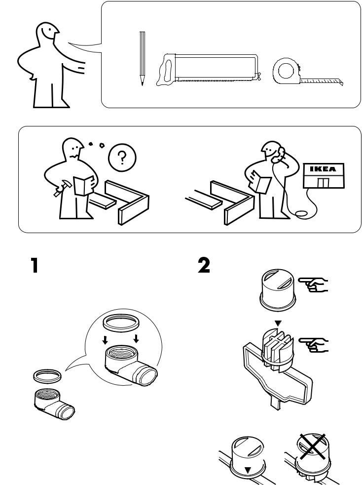 Ikea S49023439, S49119578, S59903530, S69023508, S69894733 Assembly instructions