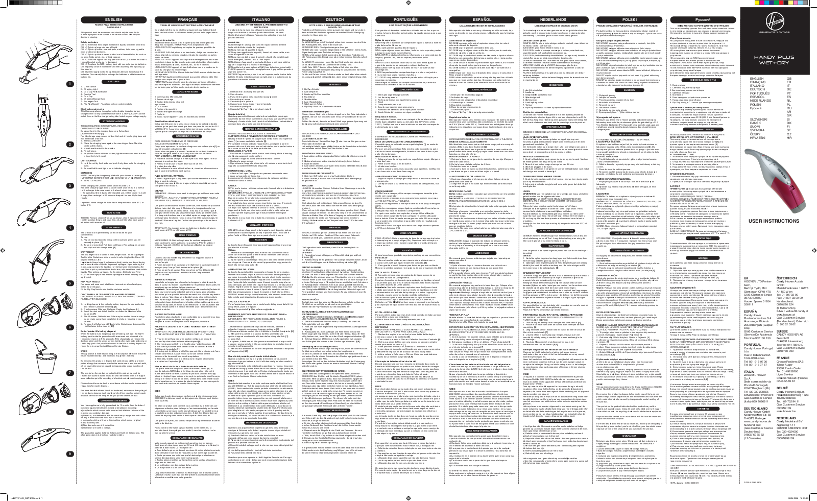 HOOVER SP 48 WO6 User Manual