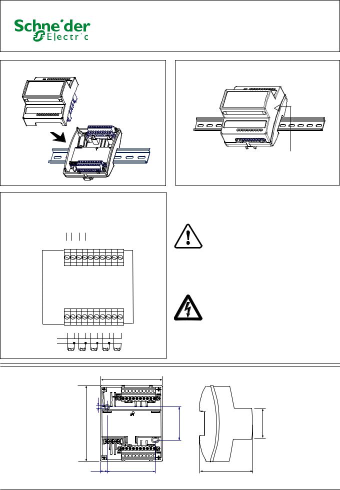 Schneider Electric TAC Xenta 421A, TAC Xenta422A Instruction Manual
