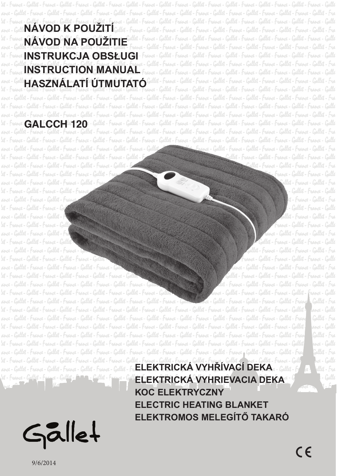 Gallet CCH 120 User Manual