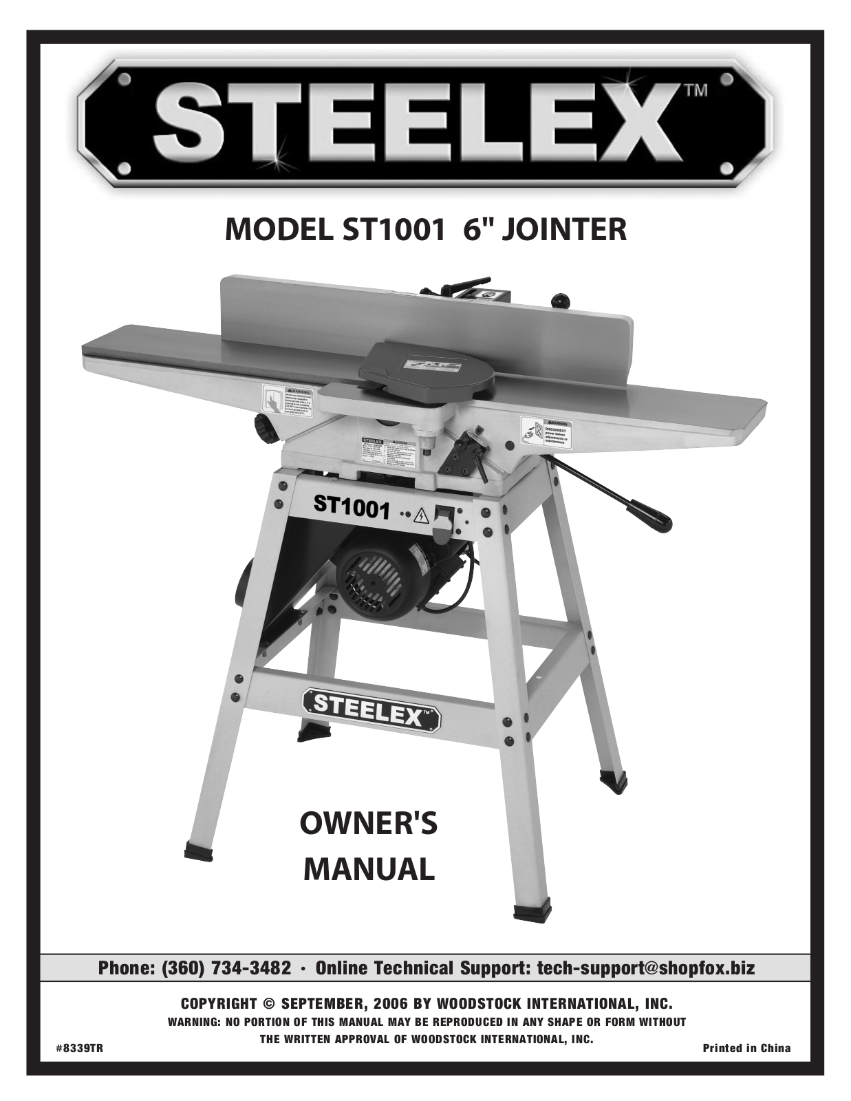 Steelex ST1001 User Manual