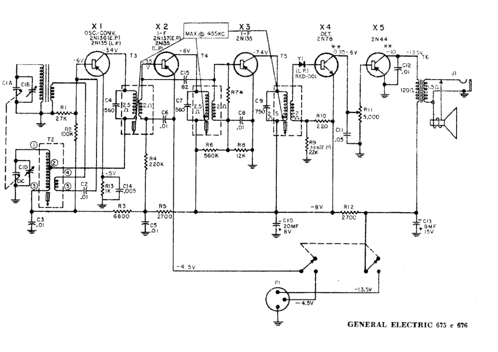 General Electric 675676 schematic