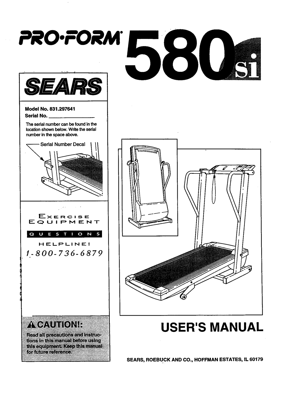 Proform 831297641 Owner’s Manual