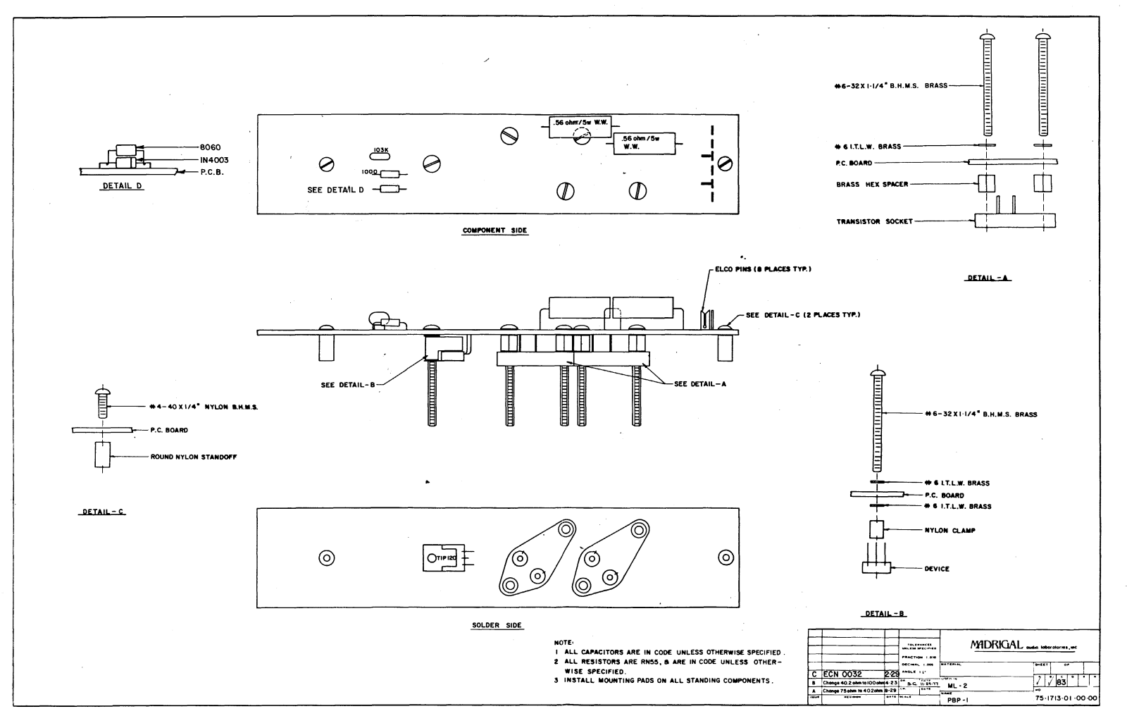 Mark Levinson ML-2 Schematic