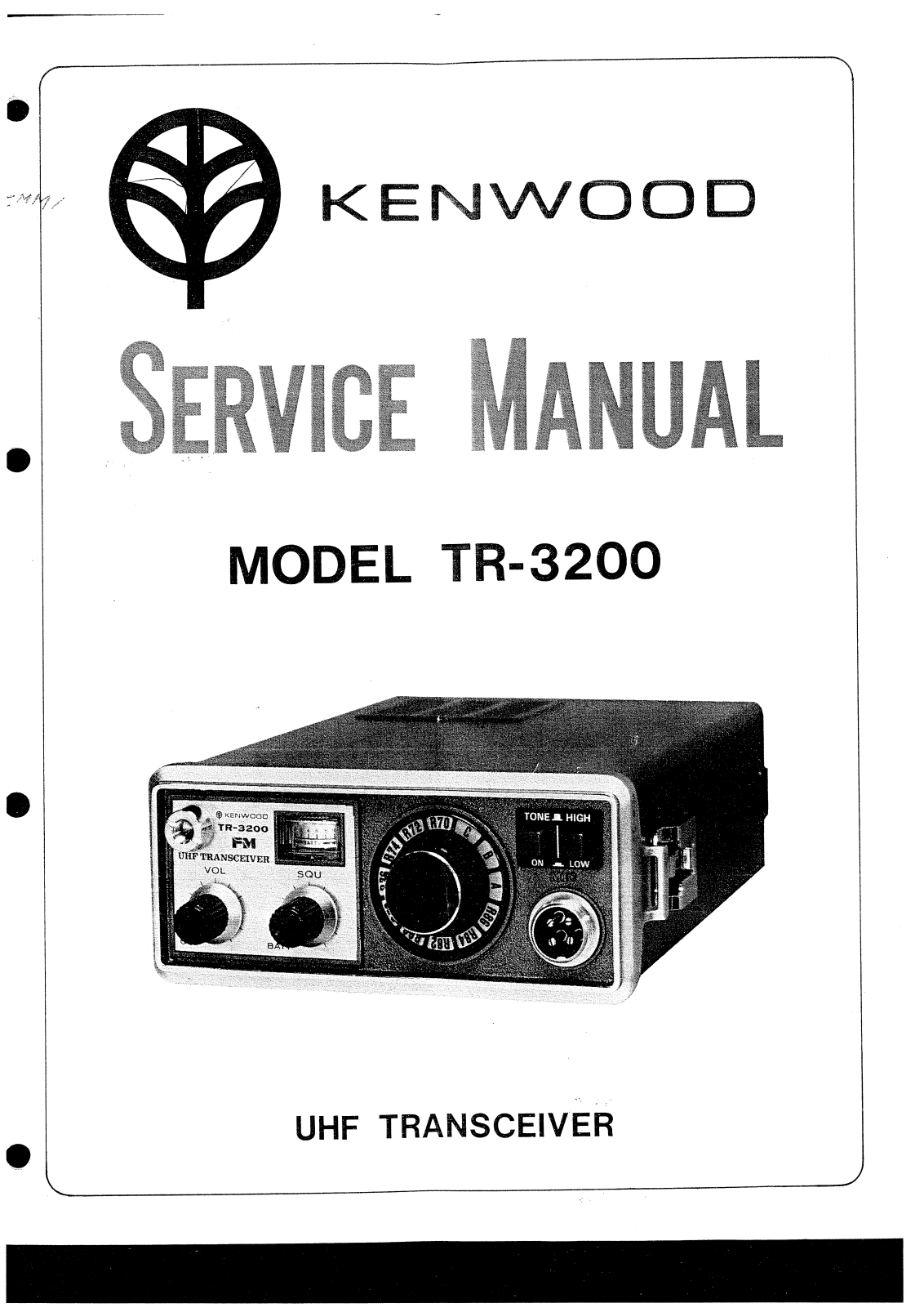 Kenwood TR-3200 Service Manual