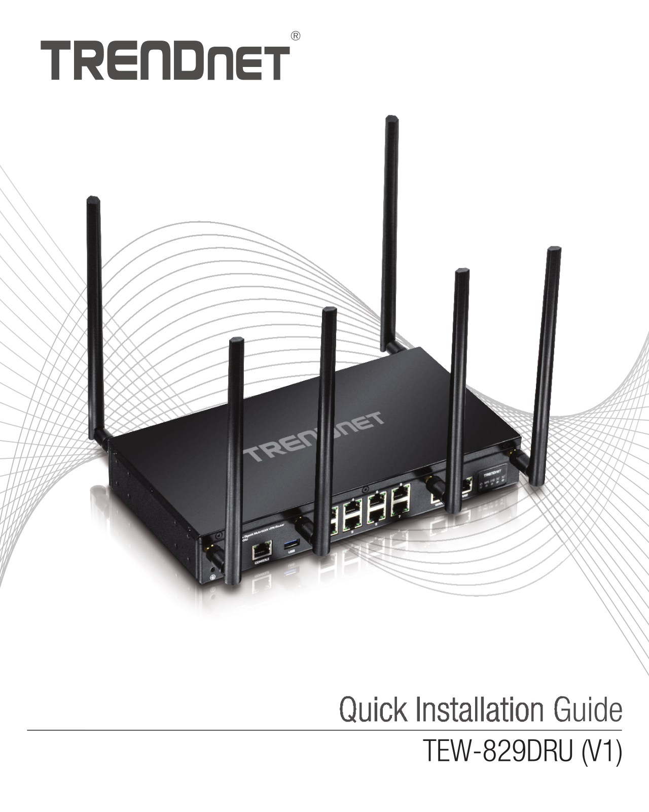 Trendnet TEW-829DRU Quick Installation Guide