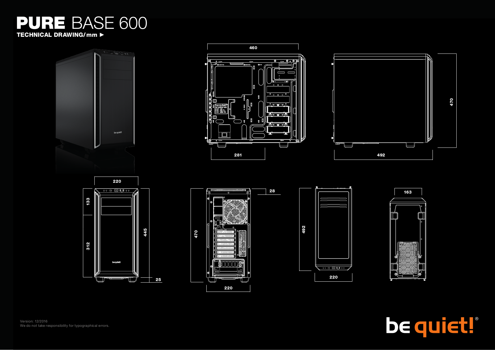 BEQUIET BG021 Dimensionen - ManualMachine.com