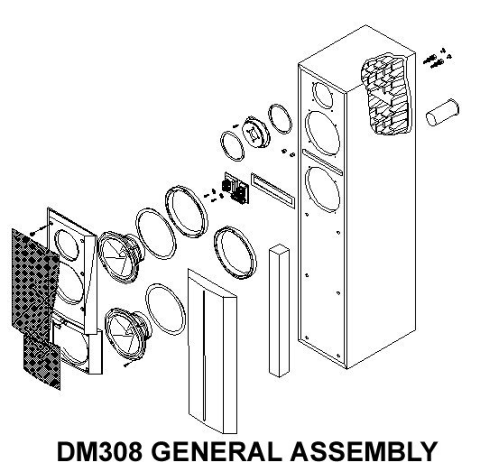 Bowers and Wilkins DM-308 Service manual