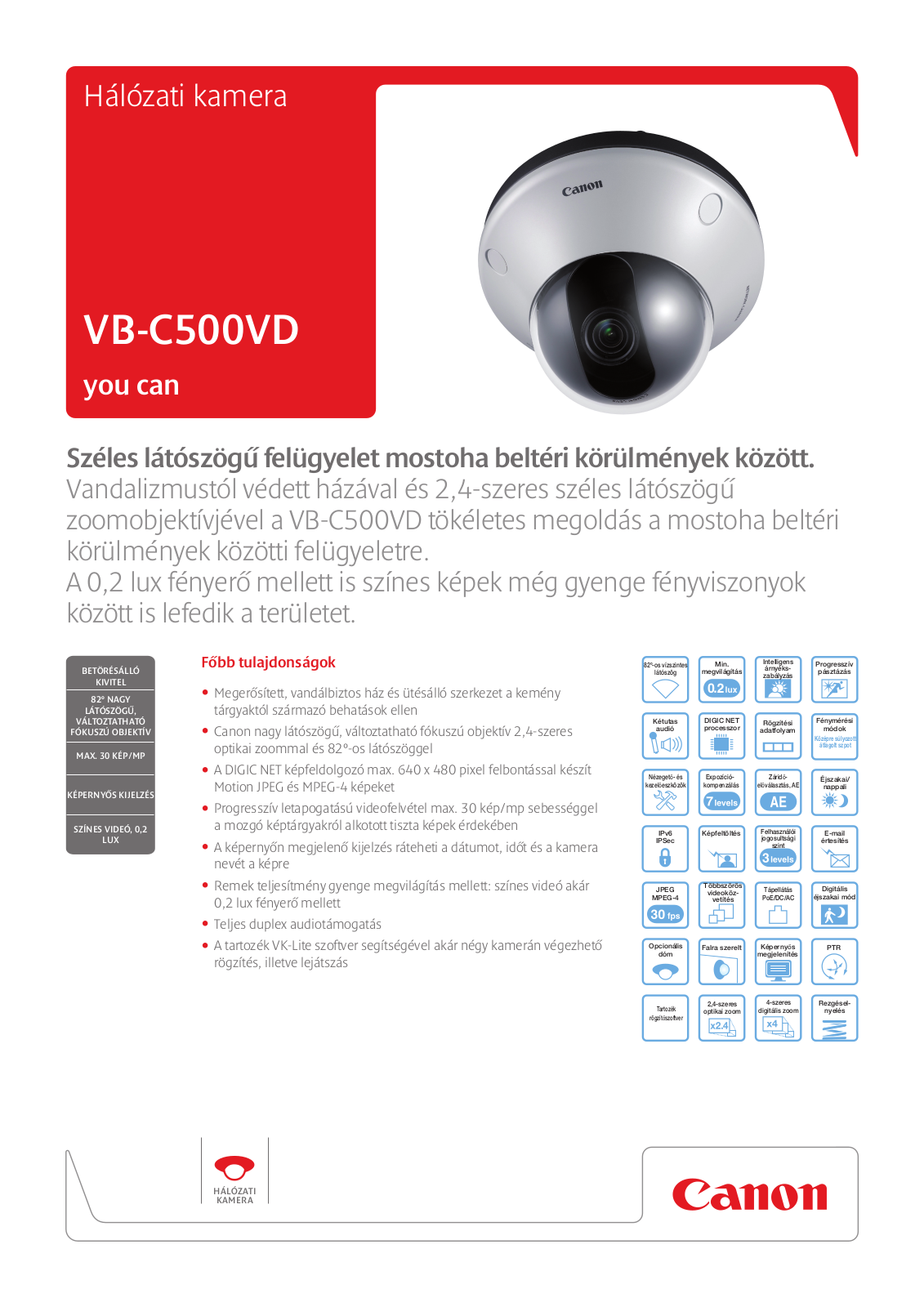 Canon VB-C500D BROCHURE