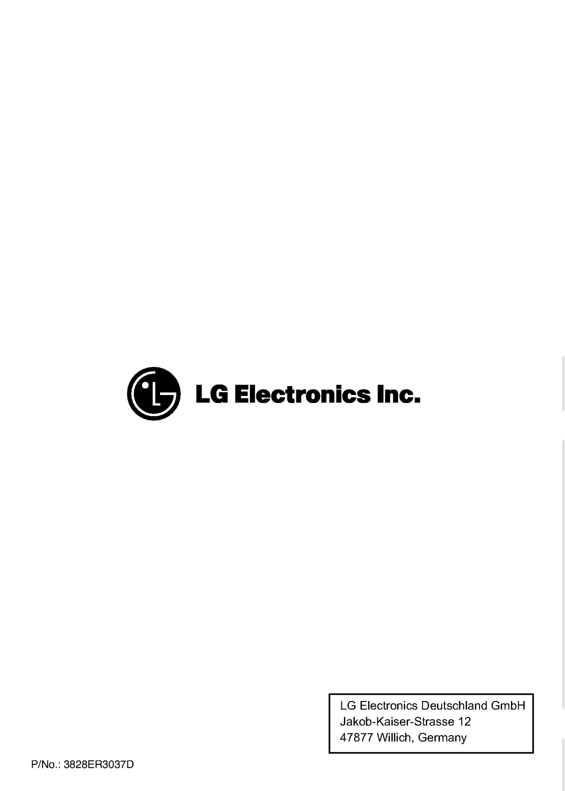 Lg WD-14317RD, WD-14312RD, WD-12317RD, WD-12312RD User Manual