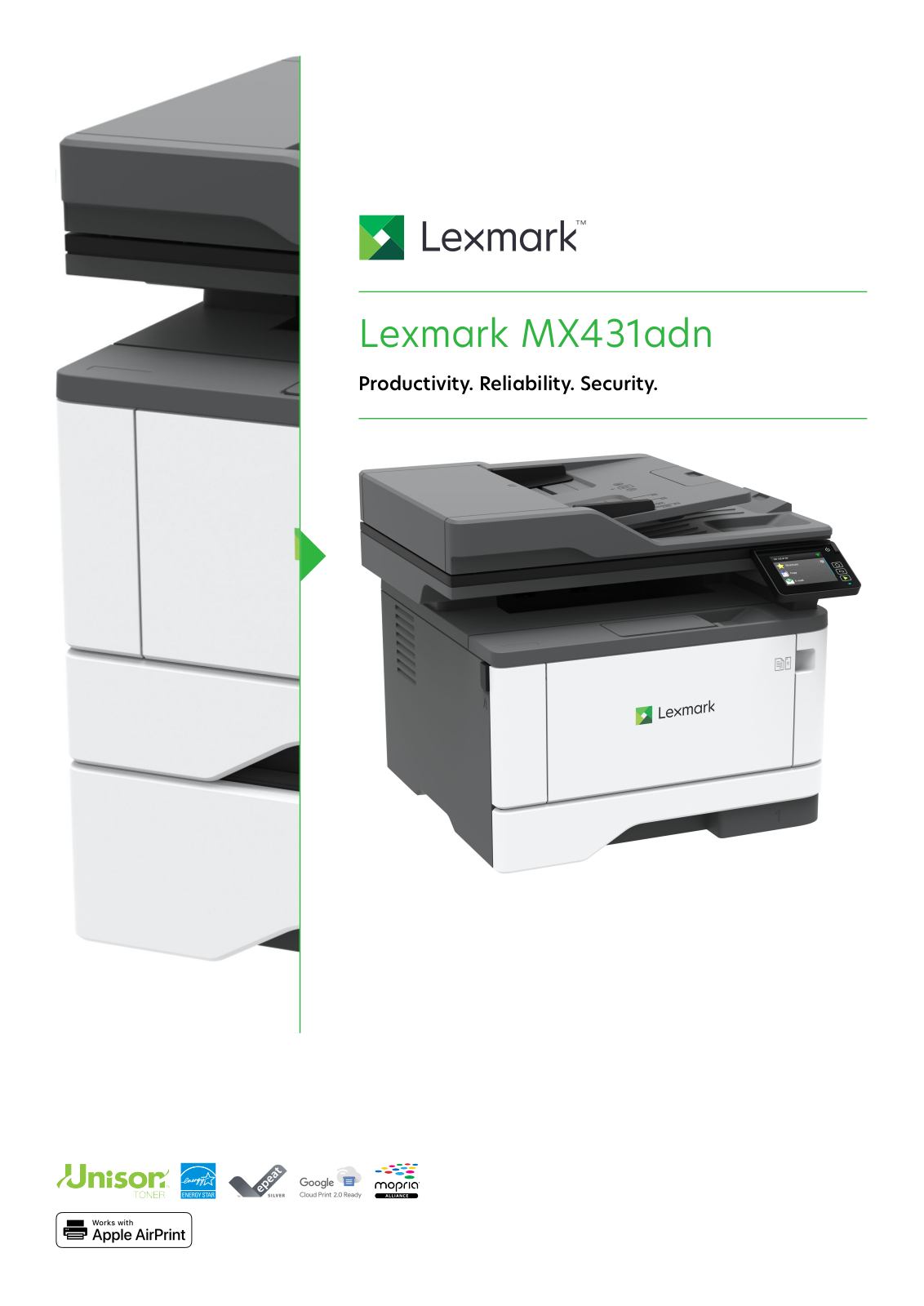 Lexmark MX431adn User Manual