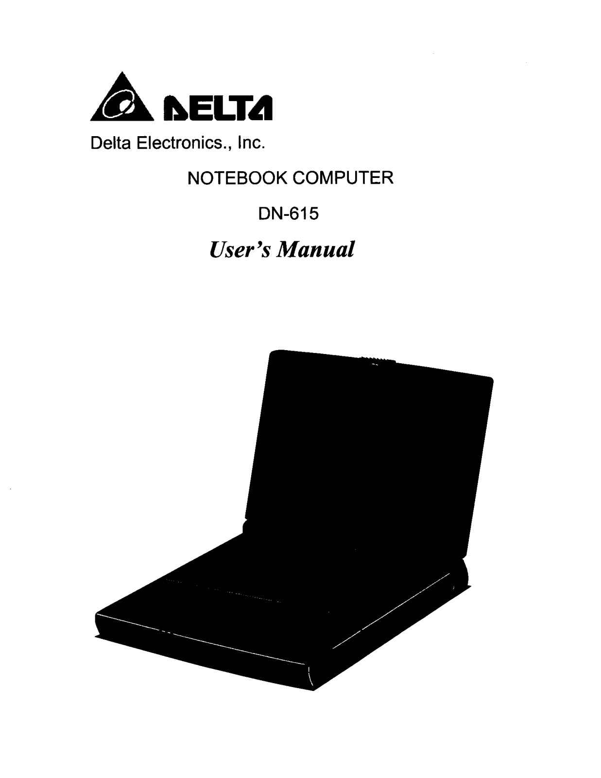 Delta Electronics orporated DN 615 User Manual