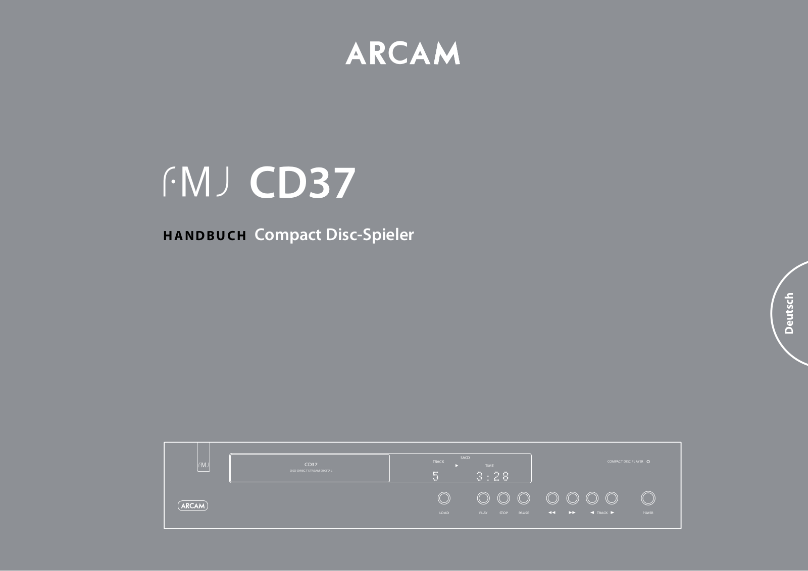 Arcam CD37 User Manual