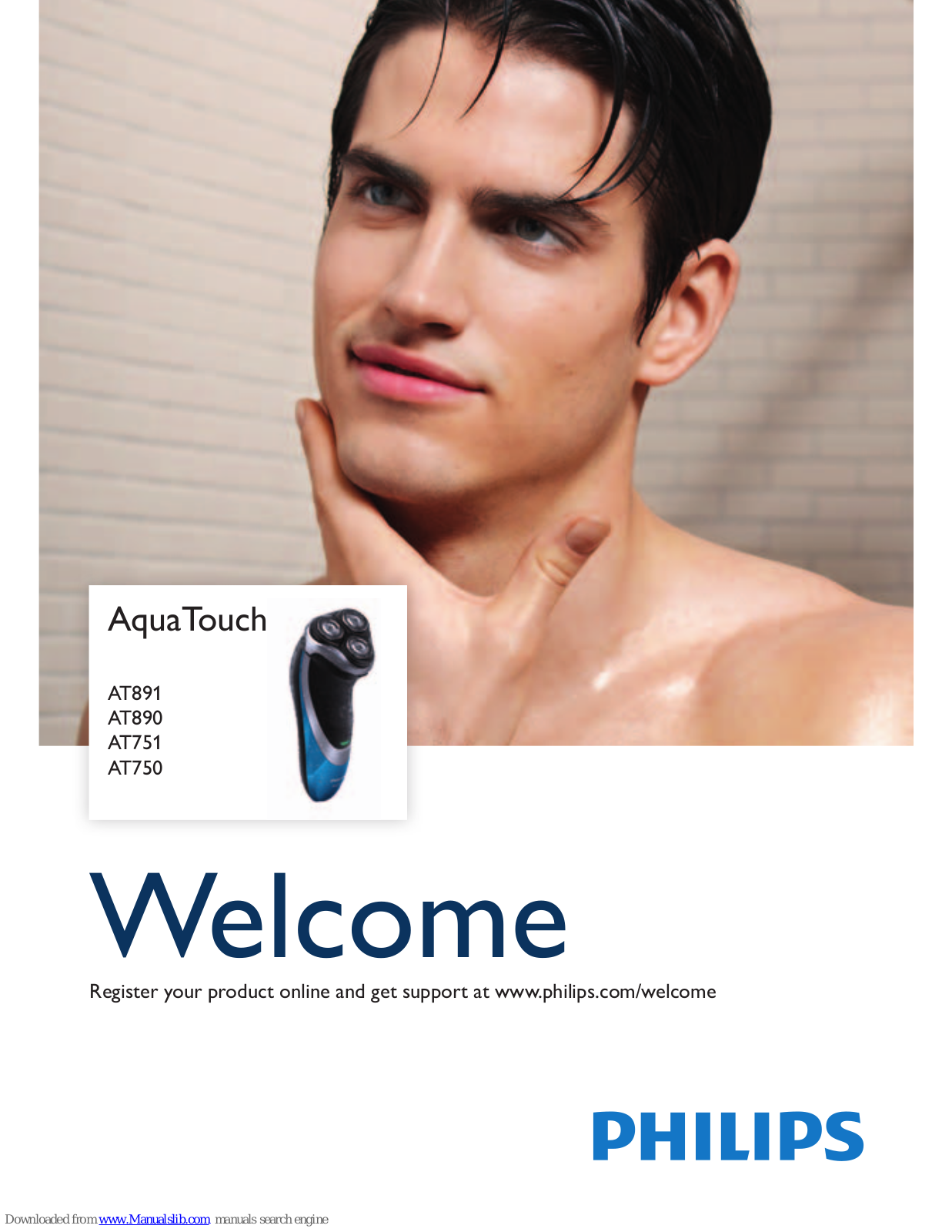 Philips AquaTouch AT750, AquaTouch AT751, AT752, AT753, AquaTouch AT890 User Manual