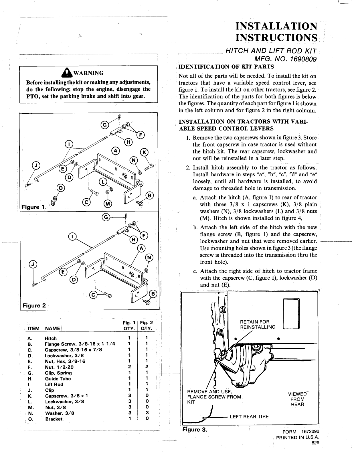 Snapper 1690809 User Manual